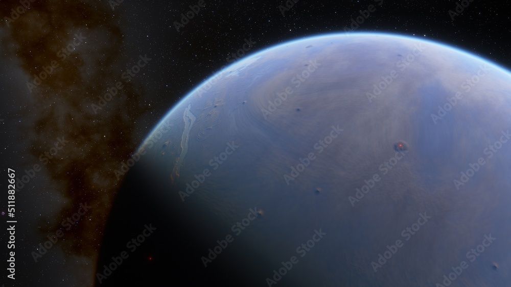 Abstract planets and space background
Abstract planets and space background