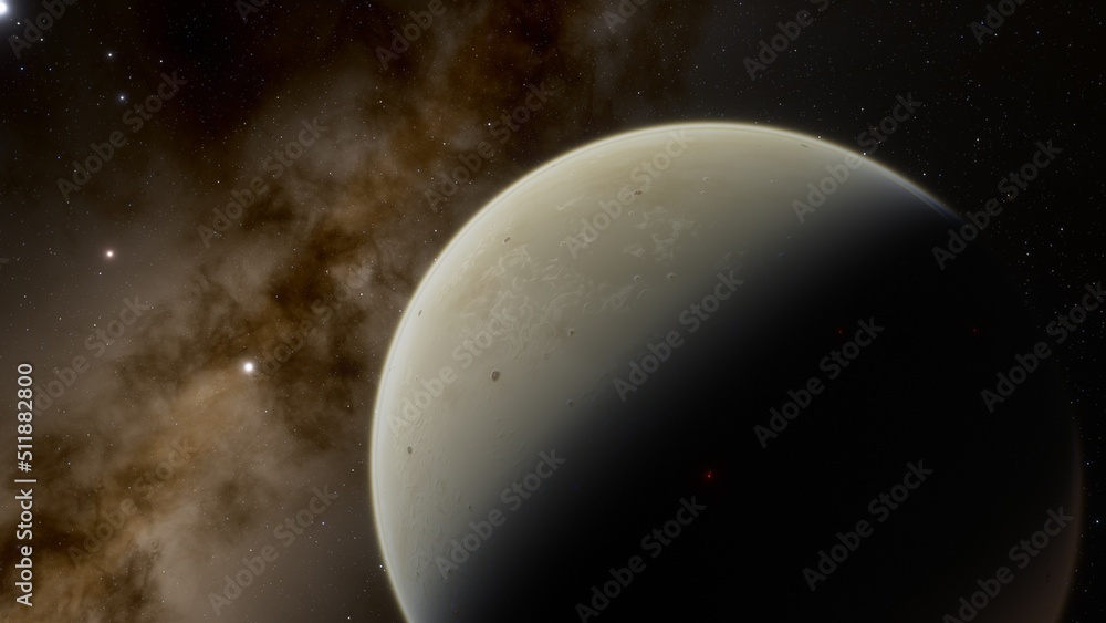 Abstract planets and space background
Abstract planets and space background