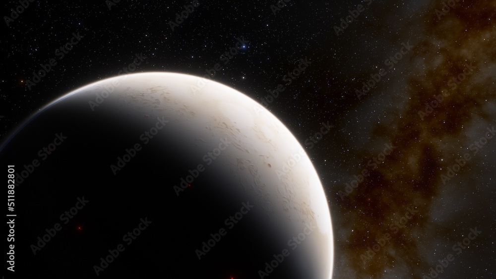 Abstract planets and space background
Abstract planets and space background