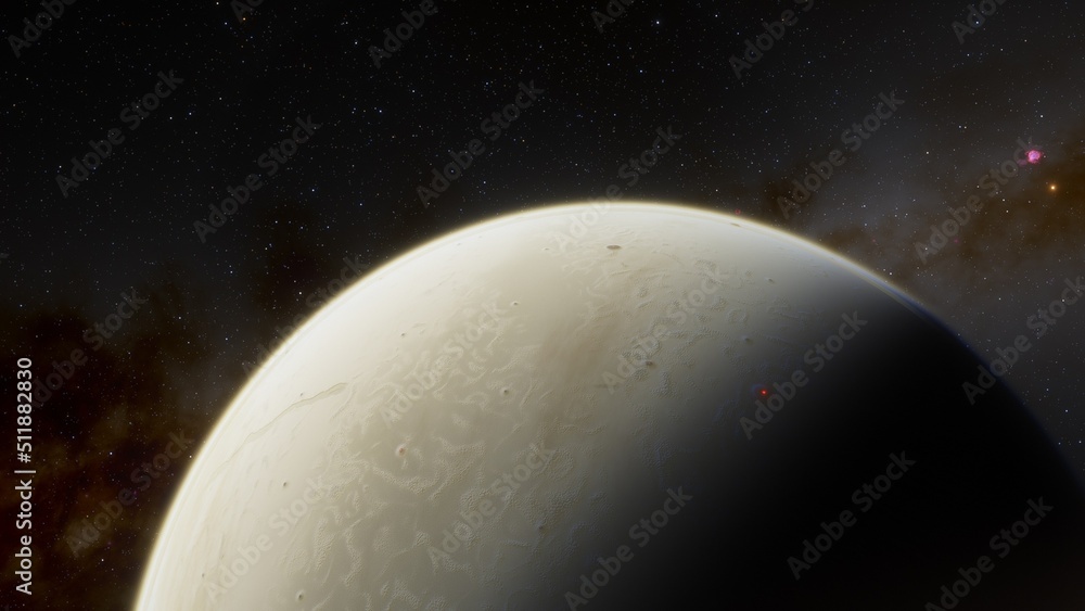 Fototapeta premium Abstract planets and space background 
