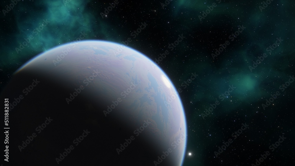 Abstract planets and space background
Abstract planets and space background