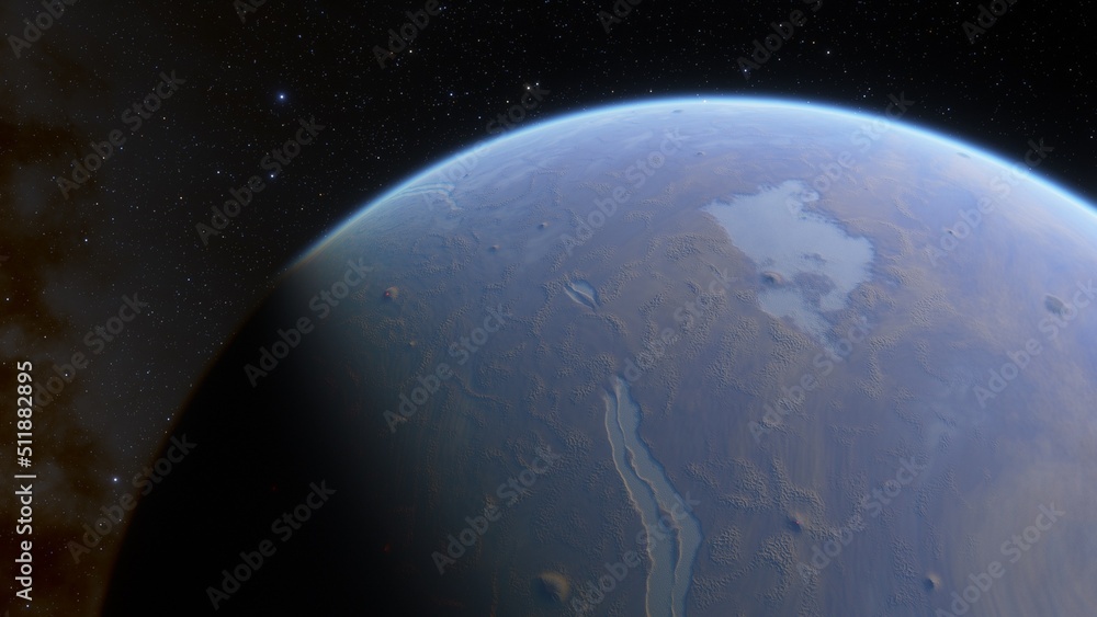 Abstract planets and space background
Abstract planets and space background