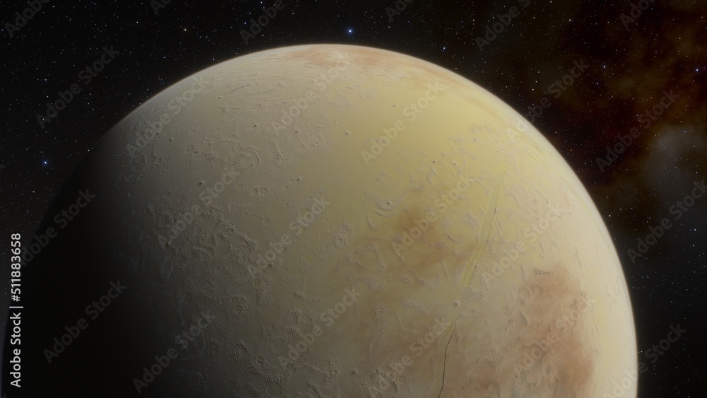 Obraz premium Planets and galaxy, science fiction wallpaper. Beauty of deep space. Billions of galaxy in the universe Cosmic art background 3d render 