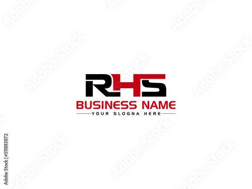 Creative RHS Logo Icon Design, Letter RH Logo Image Design For Your Business Or Brand photo