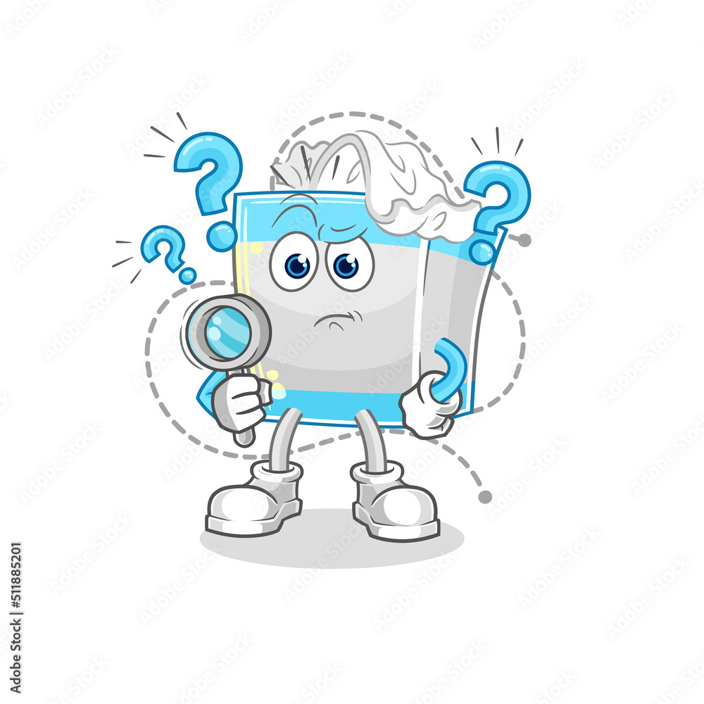 tissue box searching illustration. character vector tissue box searching illustration. character vector