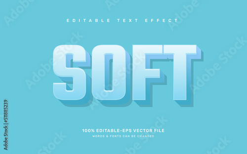 soft pastel editable text effect template