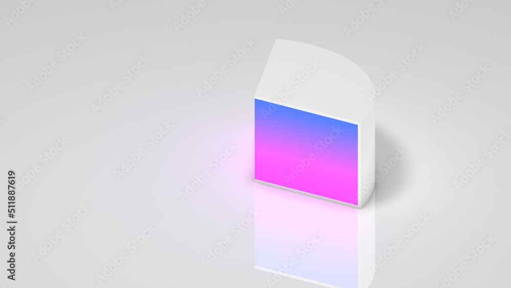 3d render of a cake in a section 3d render of a cake in a section