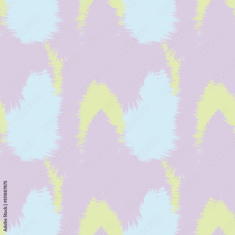 Obraz premium Abstract Brush Stroke Fur Seamless Pattern