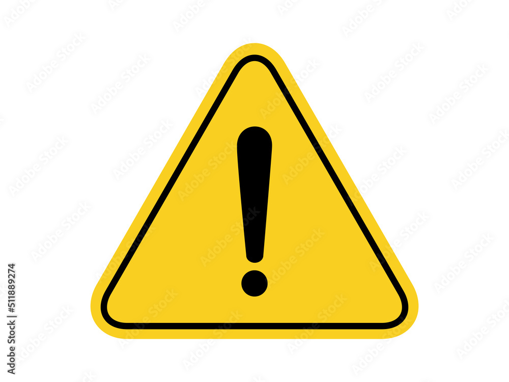 isolated generic caution, common hazardous symbols on yellow round triangle board warning sign for icon, label, logo or package industry etc. flat style vector design. isolated generic caution, common hazardous symbols on yellow round triangle board warning sign for icon, label, logo or package industry etc. flat style vector design.