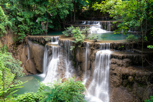Beautiful water fall in the forest,Thailand.