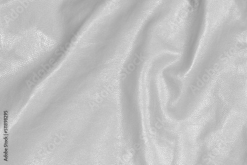 Wallpaper Mural Texture of white leather material with folds. background for designers Torontodigital.ca
