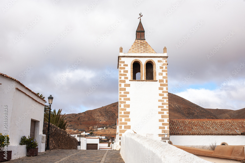 View of Betancuria town Fuerteventura Canary Islands