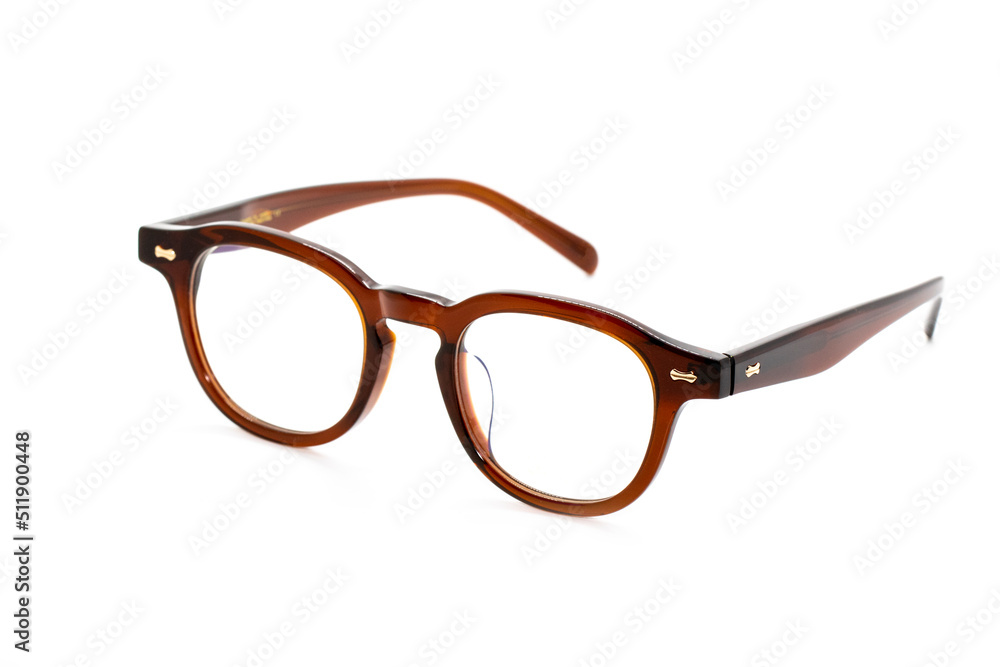 Image of modern fashionable spectacles isolated on white background, Eyewear, Glasses. Image of modern fashionable spectacles isolated on white background, Eyewear, Glasses.