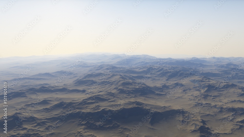 3D fictional space scene
3D fictional space scene