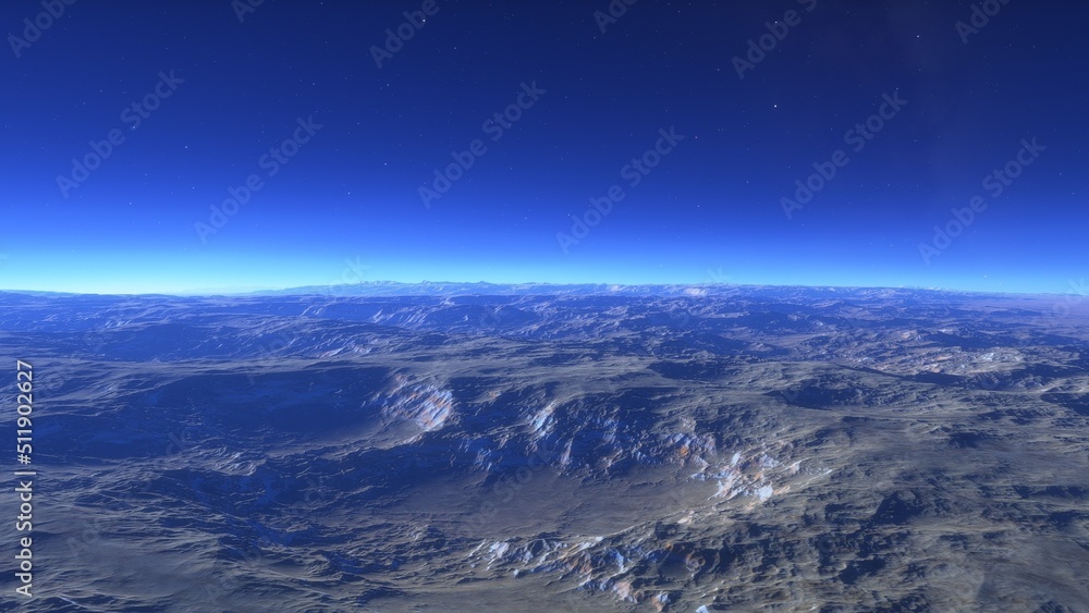landscape on planet Mars, scenic desert scene on the red planet
landscape on planet Mars, scenic desert scene on the red planet