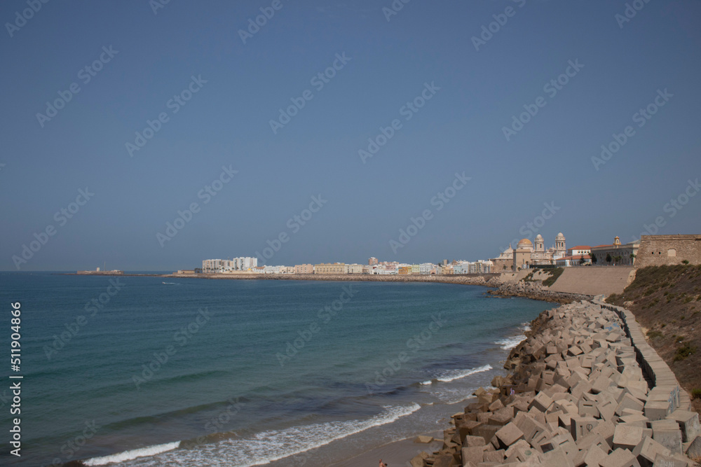 Fotografía de la costa de Cádiz