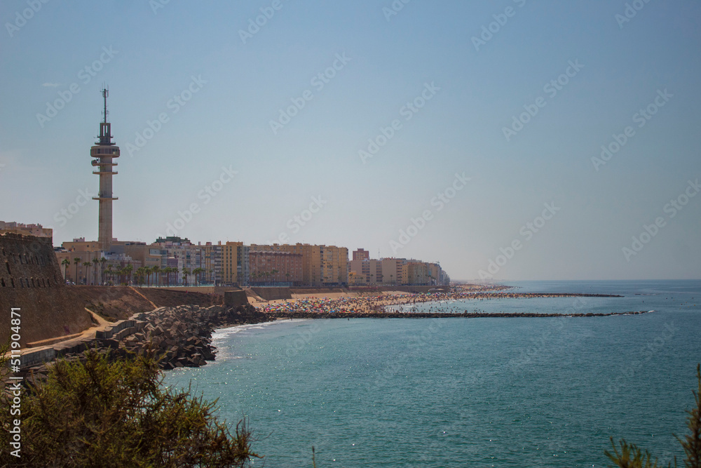 Fotografía de la costa de Cádiz