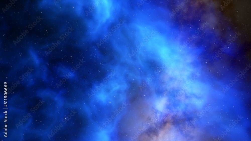 Naklejka premium nebula gas cloud in deep outer space 