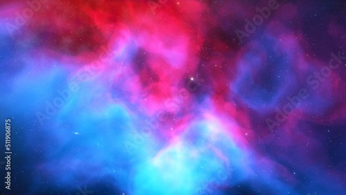 nebula gas cloud in deep outer space 