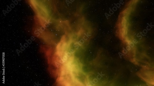 nebula gas cloud in deep outer space 