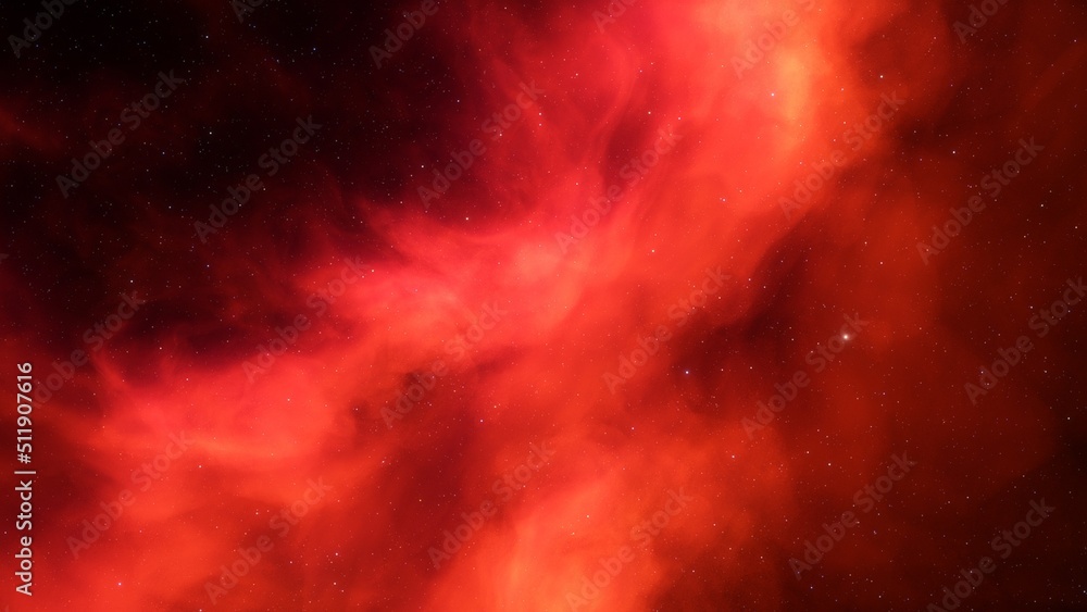 Fototapeta premium nebula gas cloud in deep outer space 