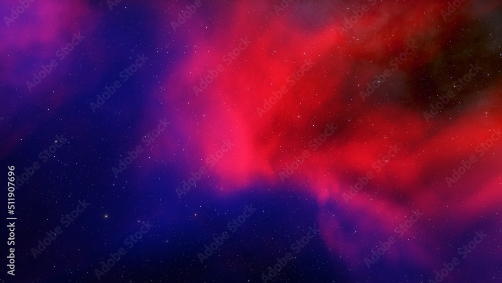 Naklejka premium nebula gas cloud in deep outer space 