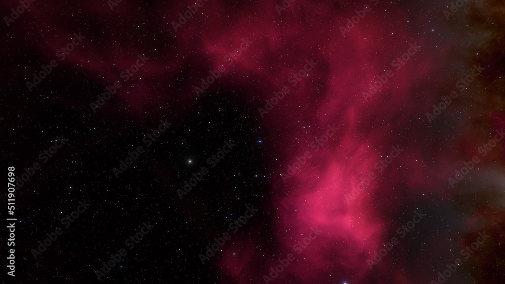 Obraz premium nebula gas cloud in deep outer space 