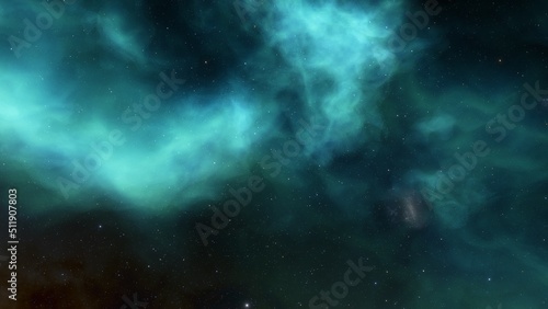 nebula gas cloud in deep outer space 