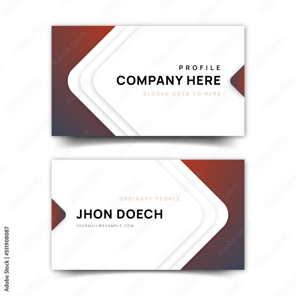 Fototapeta premium modern business cards template