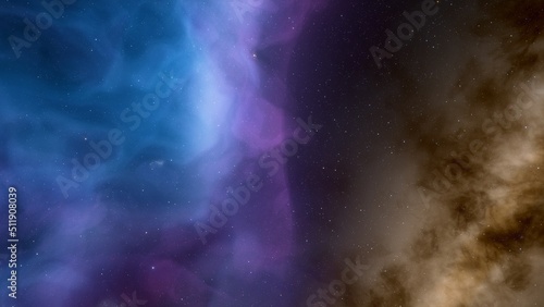 nebula gas cloud in deep outer space 