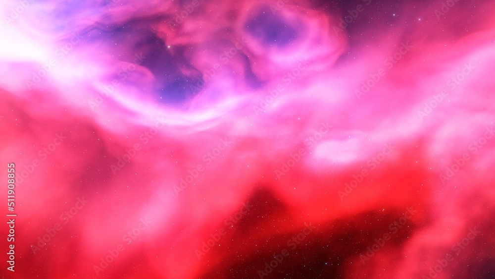 Obraz premium Universe filled with stars, nebula and galaxy 