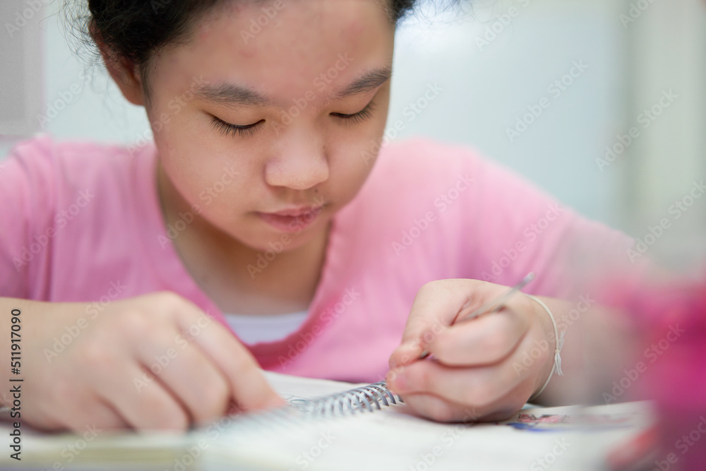 asia girl learning hobby education in crafting asia girl learning hobby education in crafting