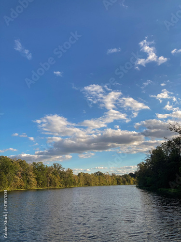 Lake and blue sky