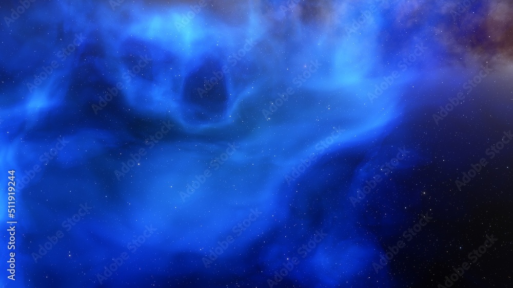 Fototapeta premium Night sky - Universe filled with stars, nebula and galaxy 