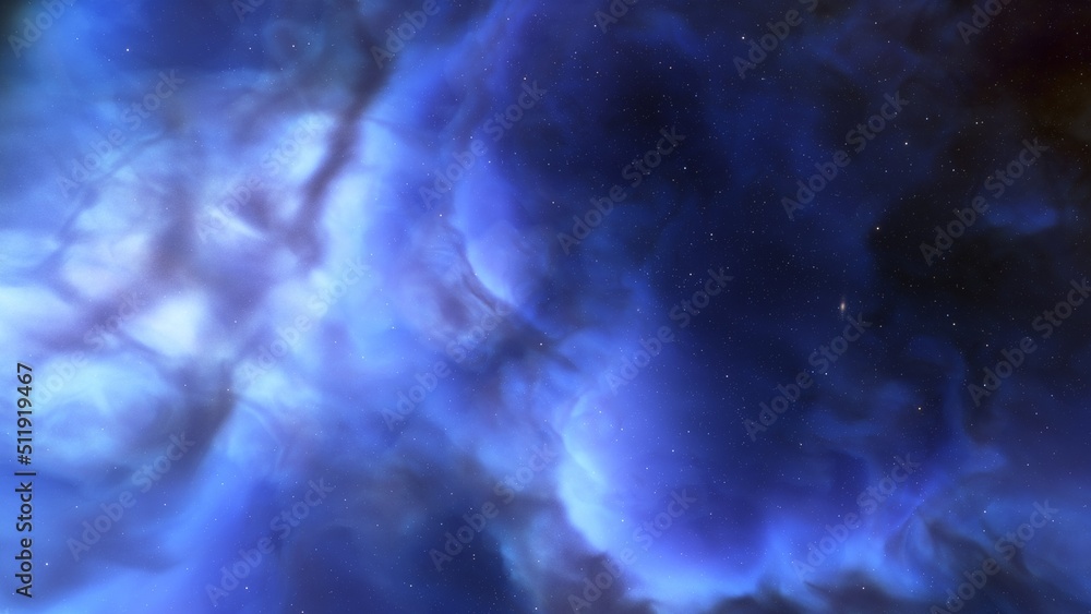 Night sky - Universe filled with stars, nebula and galaxy
