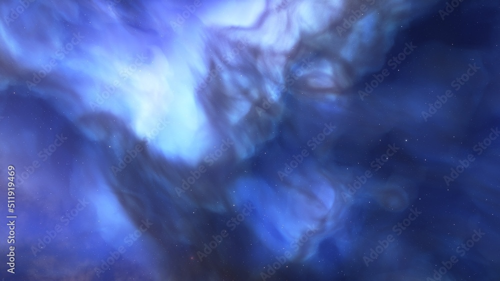 Fototapeta premium Night sky - Universe filled with stars, nebula and galaxy 