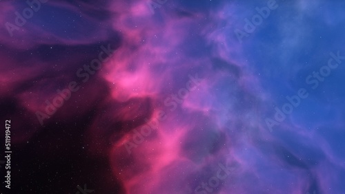 Night sky - Universe filled with stars, nebula and galaxy 