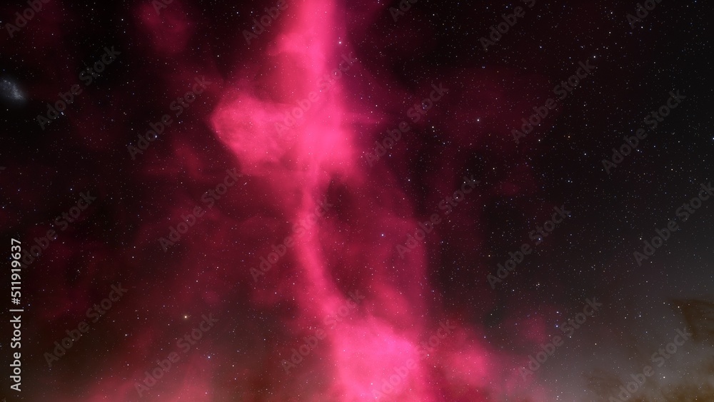Fototapeta premium Night sky - Universe filled with stars, nebula and galaxy 