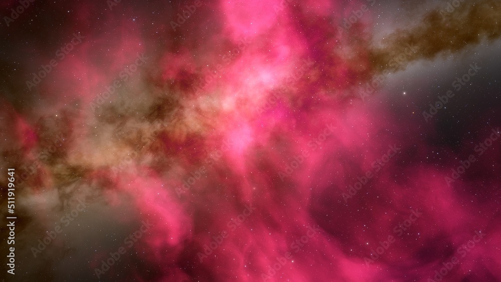 Obraz premium Night sky - Universe filled with stars, nebula and galaxy 