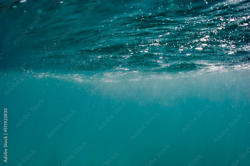 underwater sea surface underwater sea surface