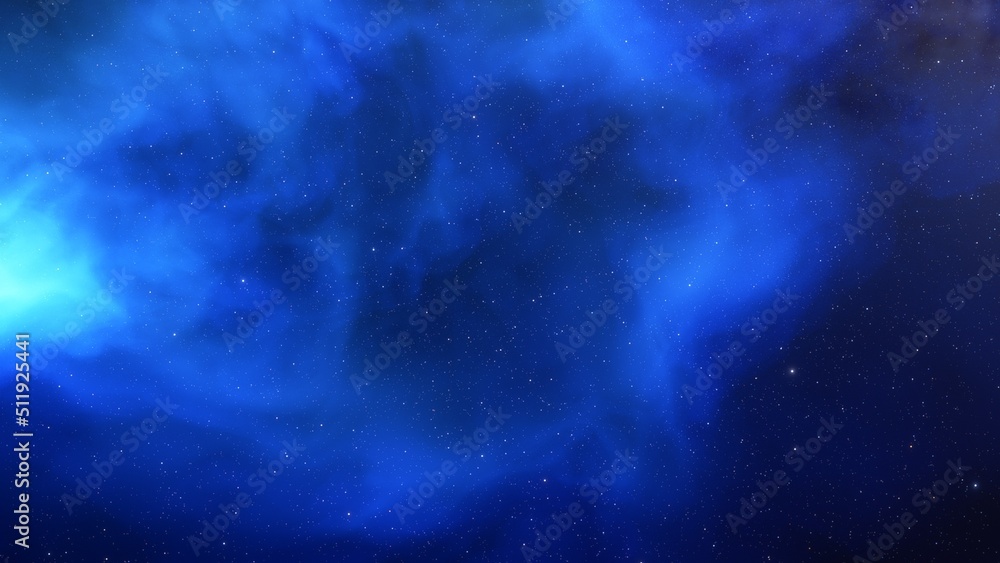 Fototapeta premium bright nebula, nebula in space, majestic red-purple nebula, beautiful space background 3D render 
