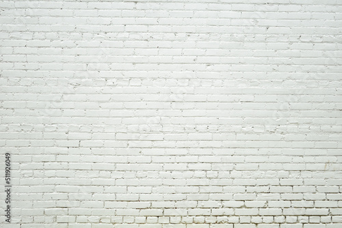 White Brick Wall Grunge Background