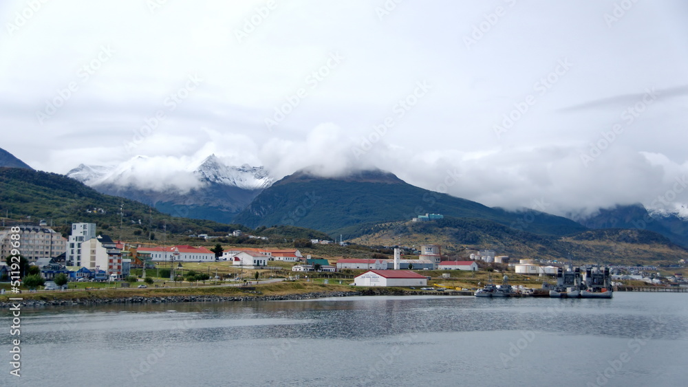 Argentine Navy Base in Ushuaia, Argentina