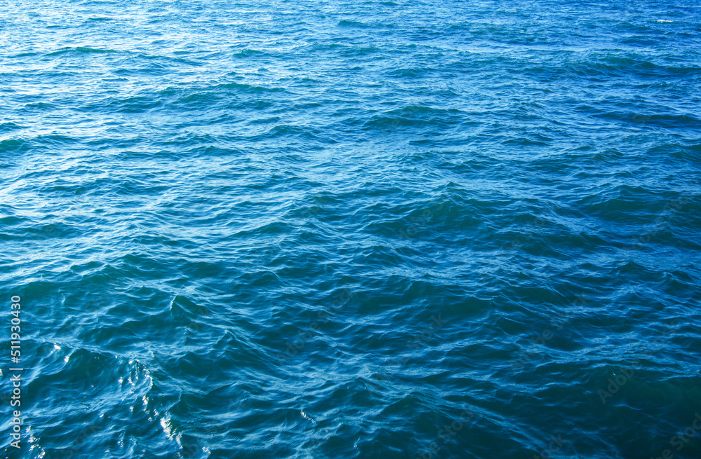 Obraz premium Blue sea water background texture