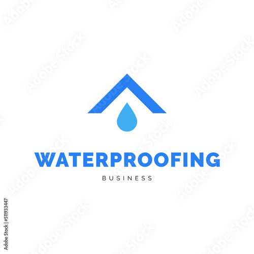 Basement waterproofing icon logo design inspiration
