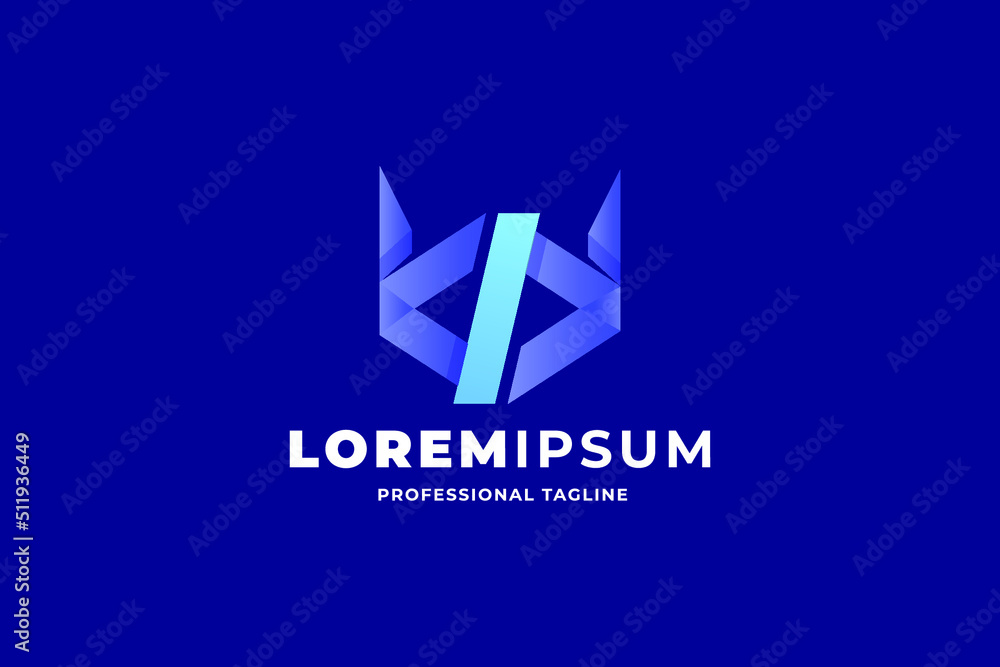 Fototapeta premium ultra modern logo template