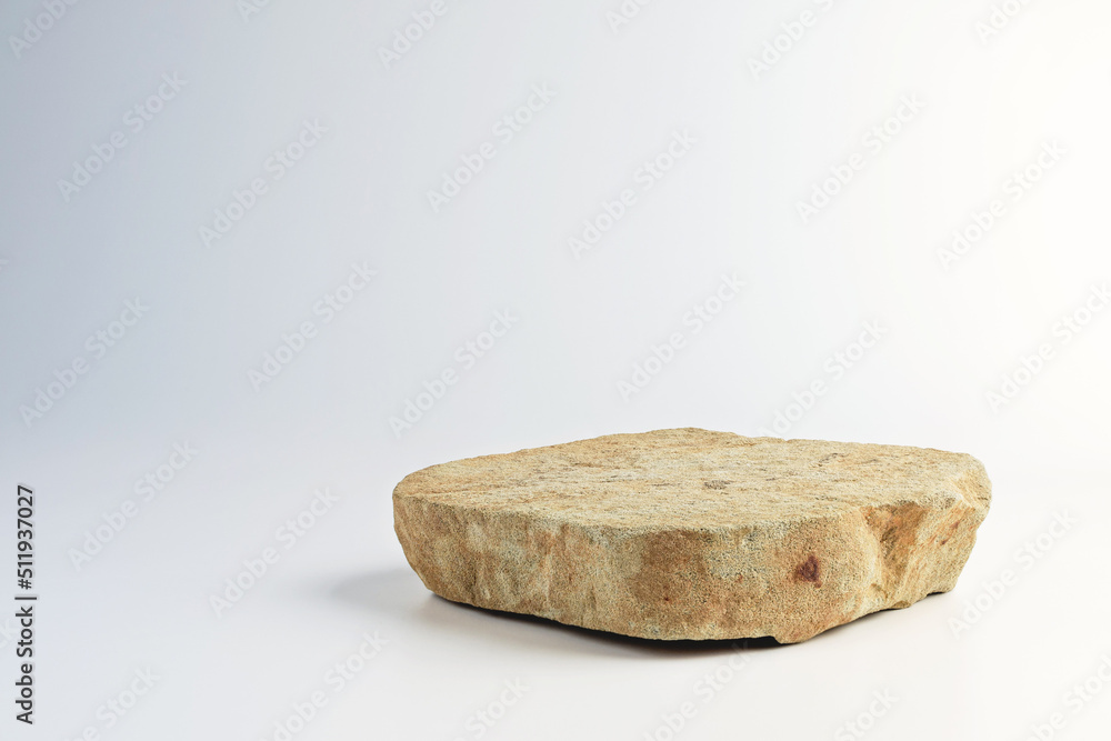 Background for cosmetic products. Stone podium. Front view. Background for cosmetic products. Stone podium. Front view.