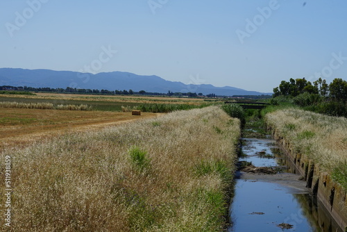 Die Landschaft in der Toscana 