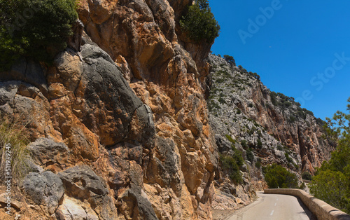 road to Coves d'Artà - Mallorca photo