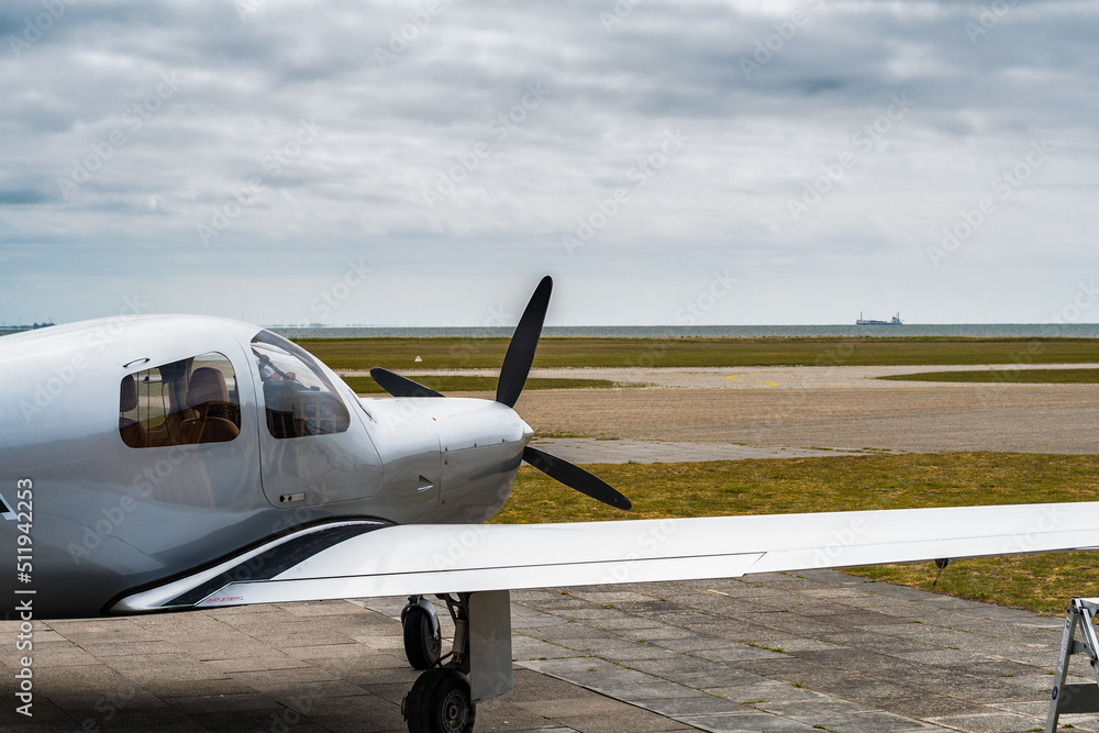 Flugplatz Juist Stock Photo Adobe Stock